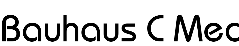 Bauhaus C Medium cкачати шрифт безкоштовно